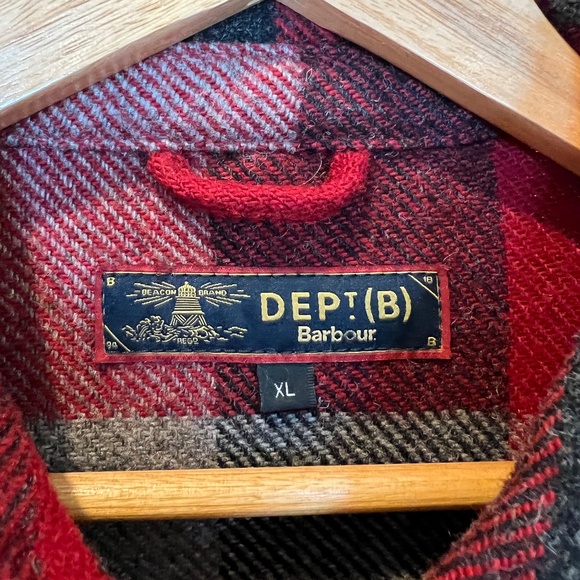 Barbour Dept. B Wool Shirt Jacket - Picture 2 of 4